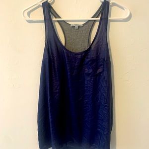 Two toned indigo/grey blouse from Charlotte Russe